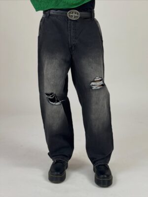 custom bershka baggy jeans