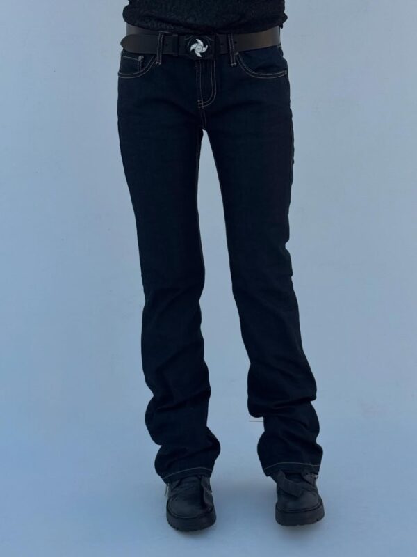 “evisu’s perfect pair of vintage bootcut”(indigo denim)