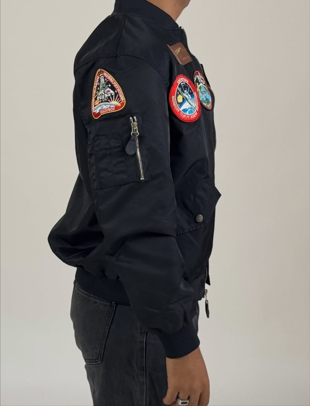 nasa inspired patch ma 1 aerospace bomber jacket nasa inspired patch ma 1 aerospace bomber jacket