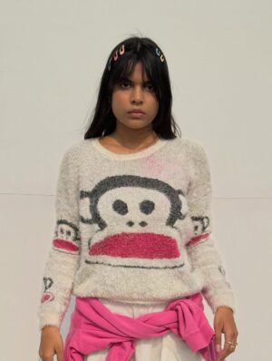 paul frank–style monkey sweater